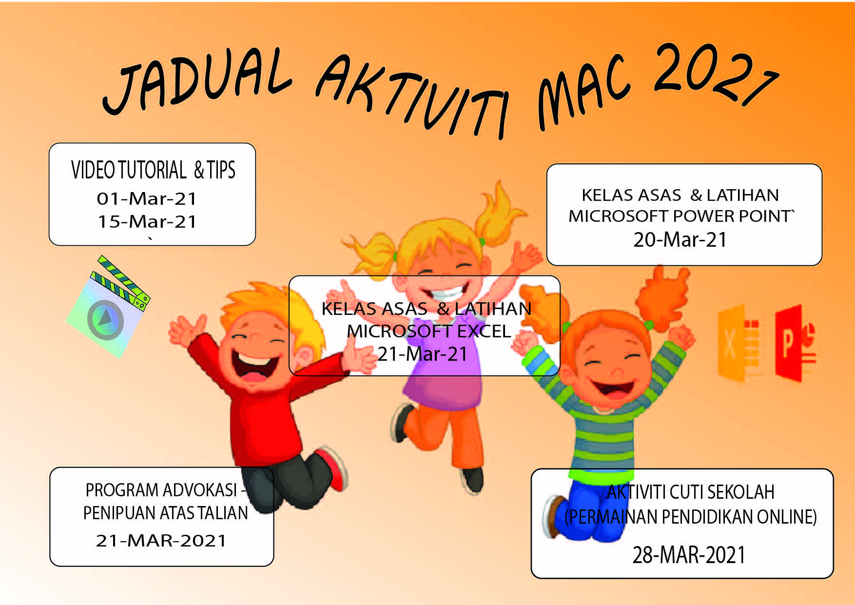 Jadual Aktiviti Mac 2021 01